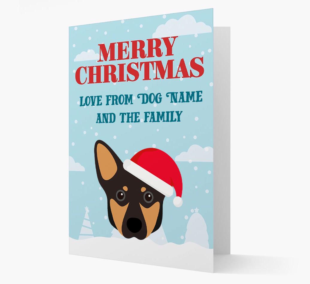 Love From the Family: Personalized {breedFullName} Christmas Card