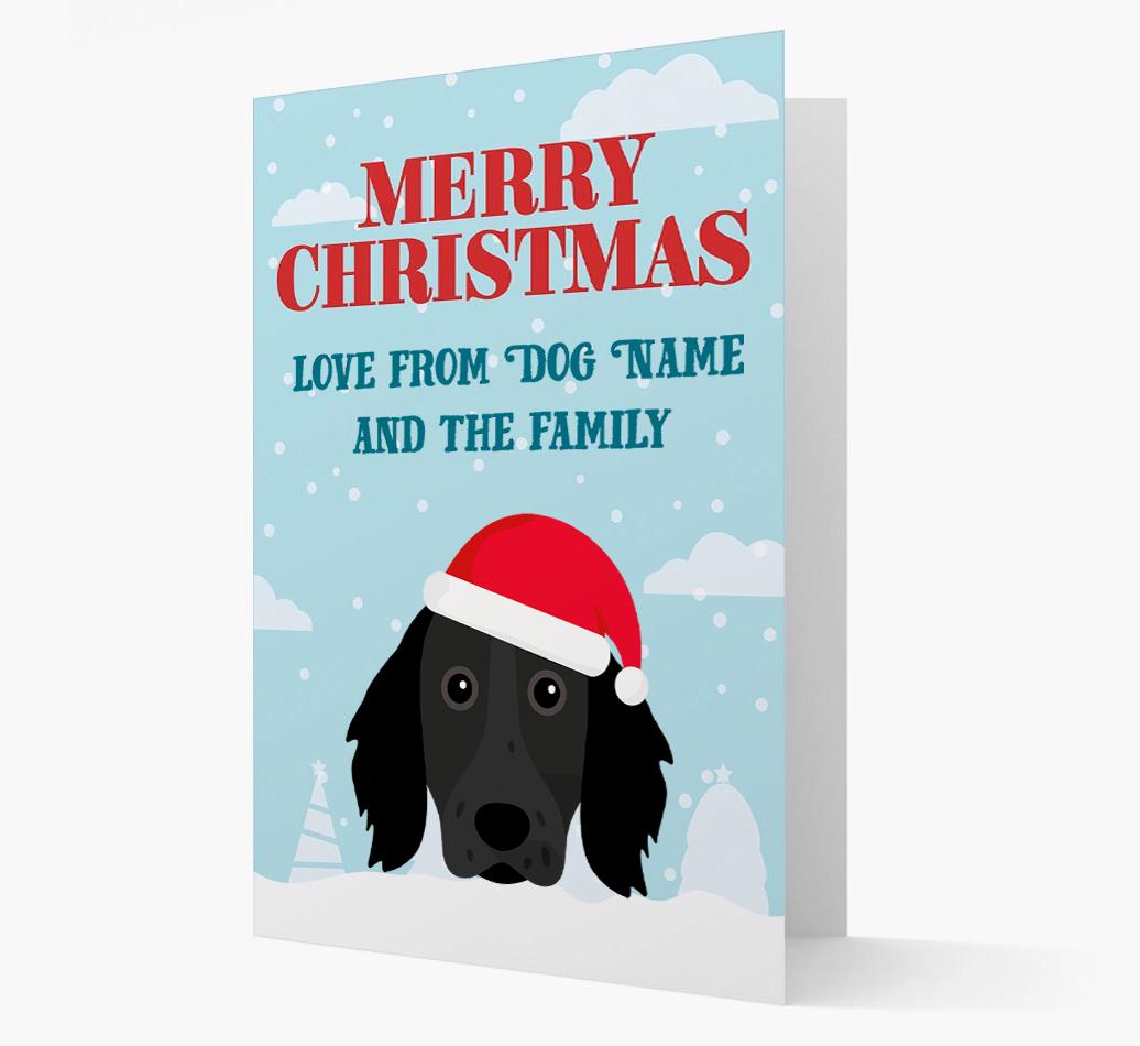 Love From the Family: Personalized {breedFullName} Christmas Card