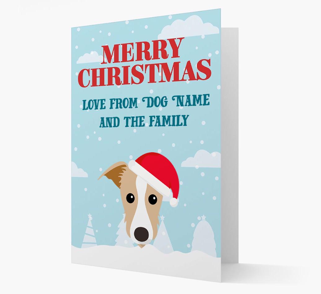 Love From the Family: Personalized {breedFullName} Christmas Card