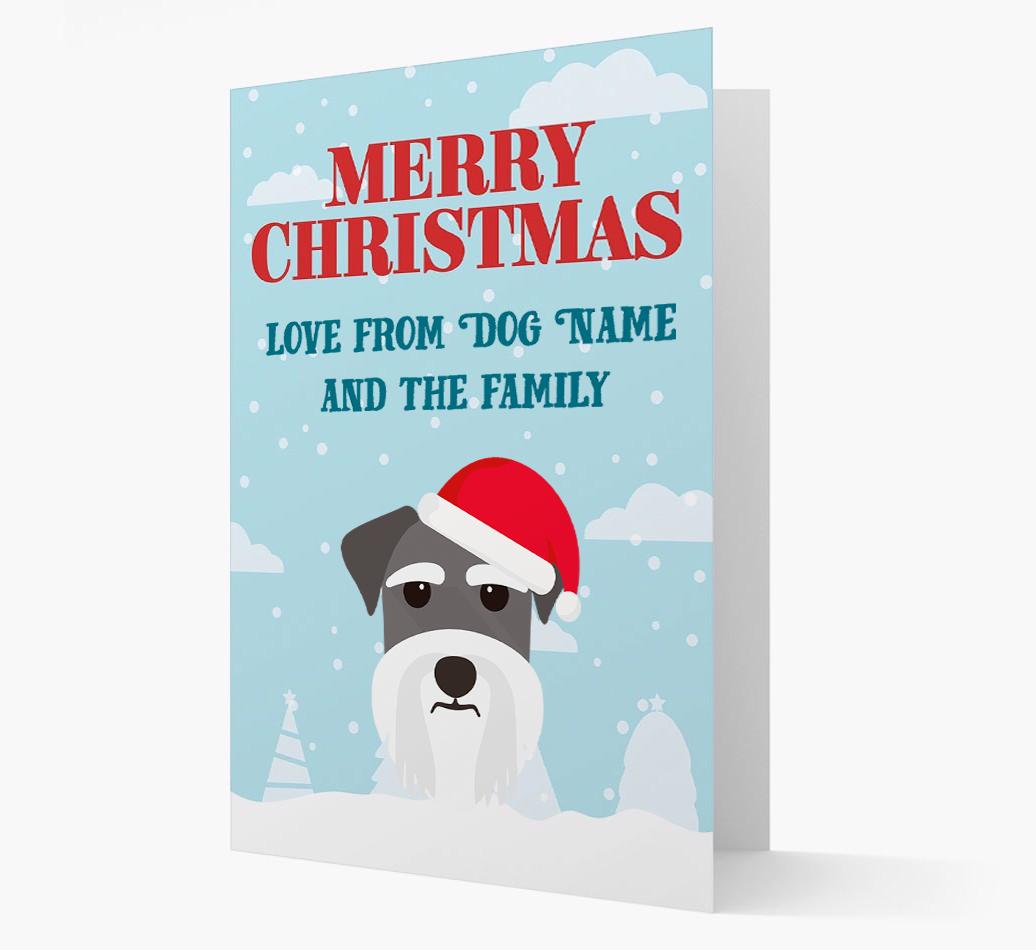 Love From the Family: Personalized {breedFullName} Christmas Card
