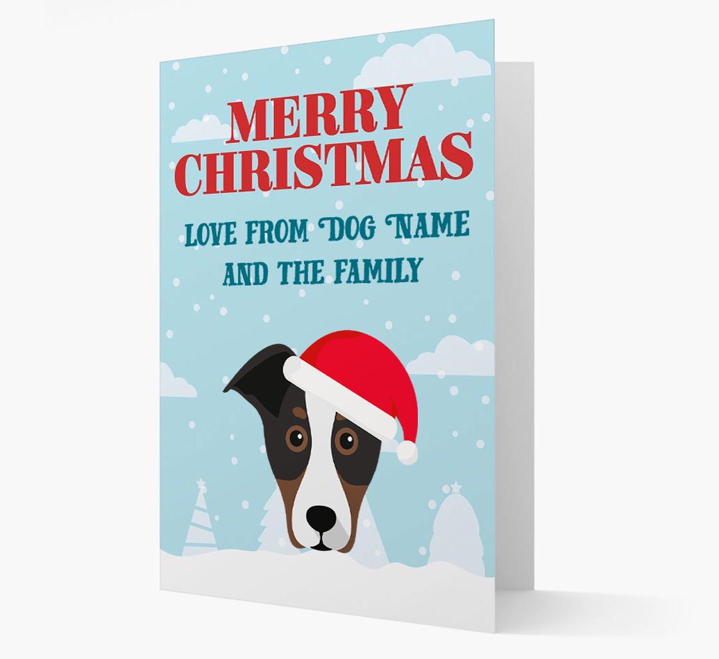 Love From the Family: Personalized {breedFullName} Christmas Card