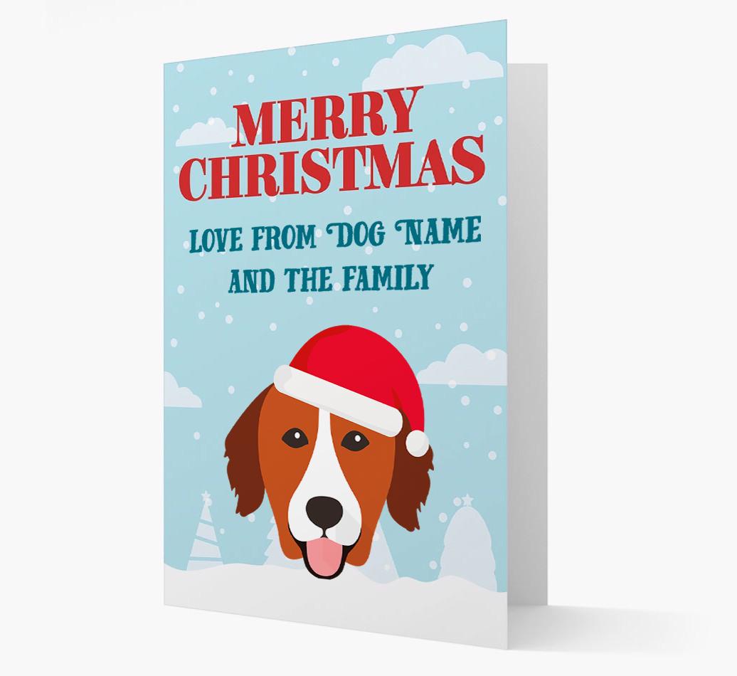 Love From the Family: Personalised {breedFullName} Christmas Card