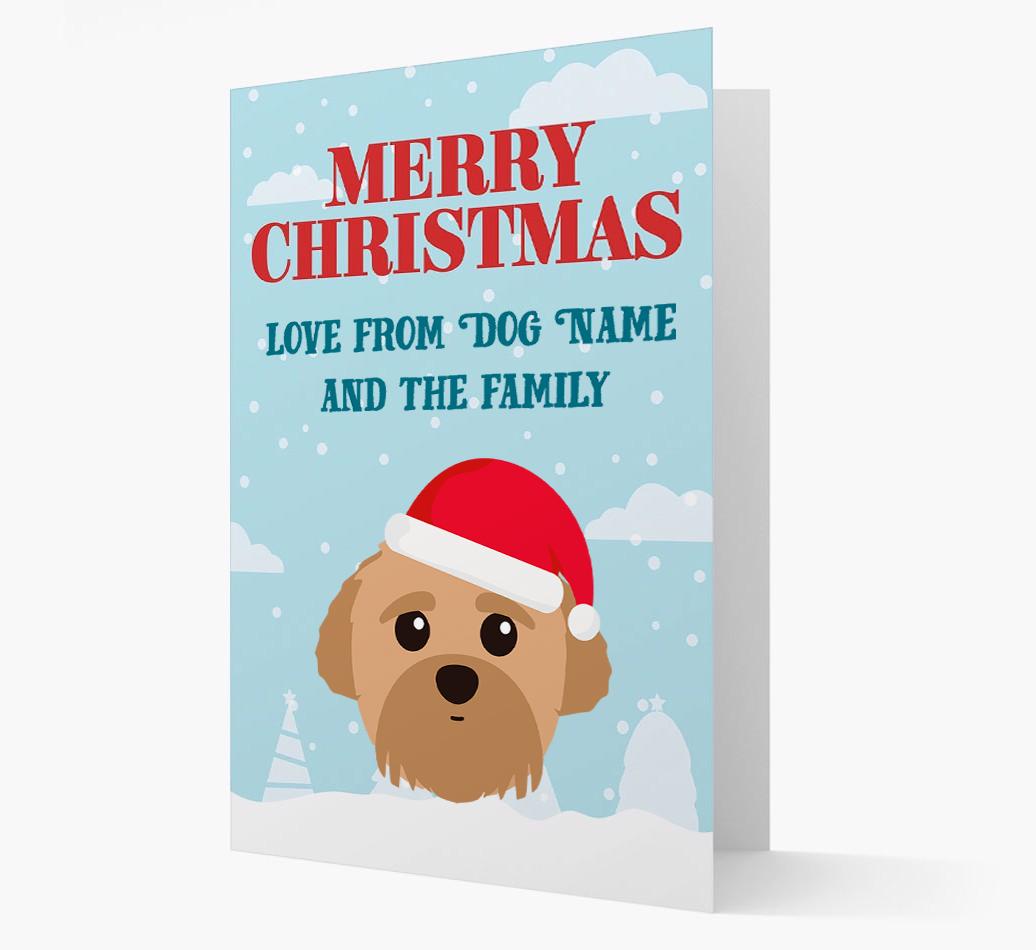 Love From the Family: Personalized {breedFullName} Christmas Card