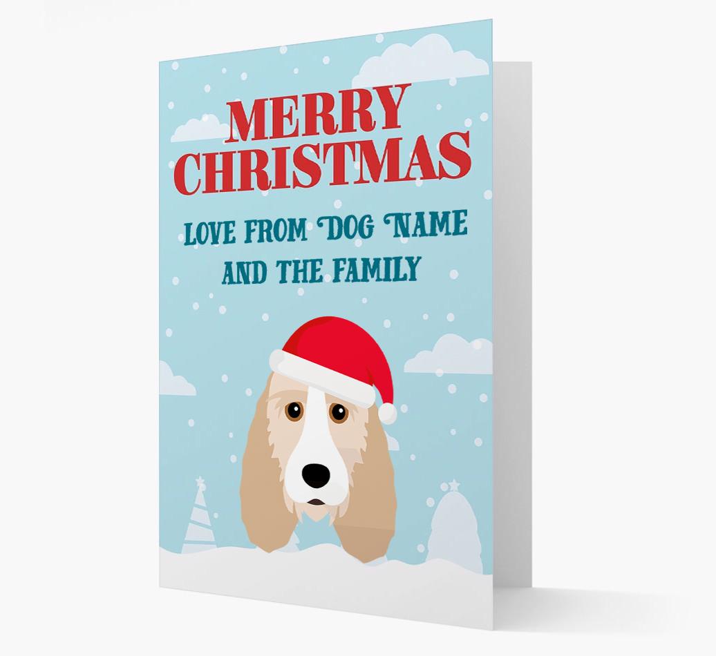 Love From the Family: Personalized {breedFullName} Christmas Card