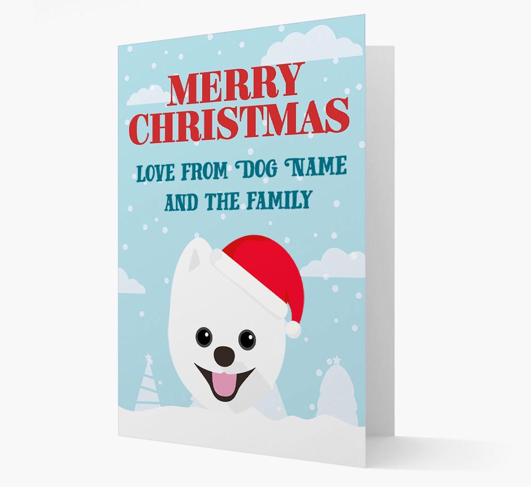 Love From the Family: Personalized {breedFullName} Christmas Card