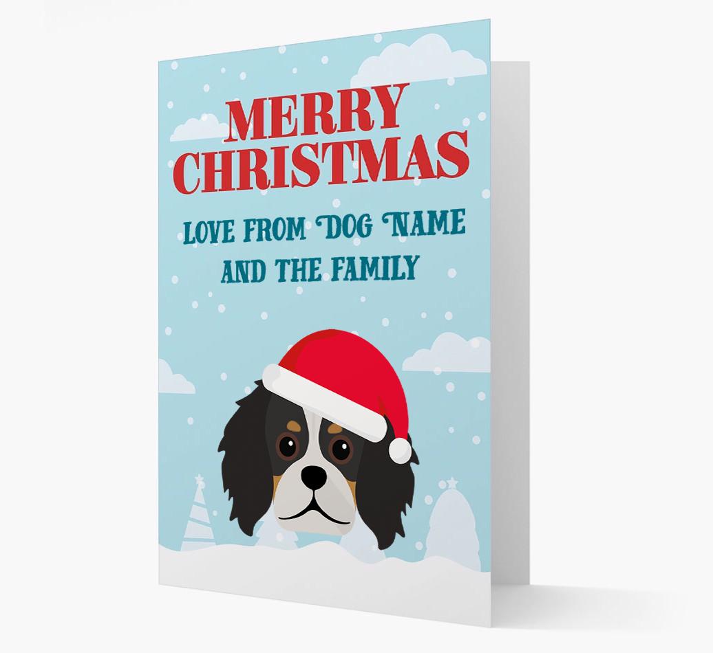 Love From the Family: Personalized {breedFullName} Christmas Card