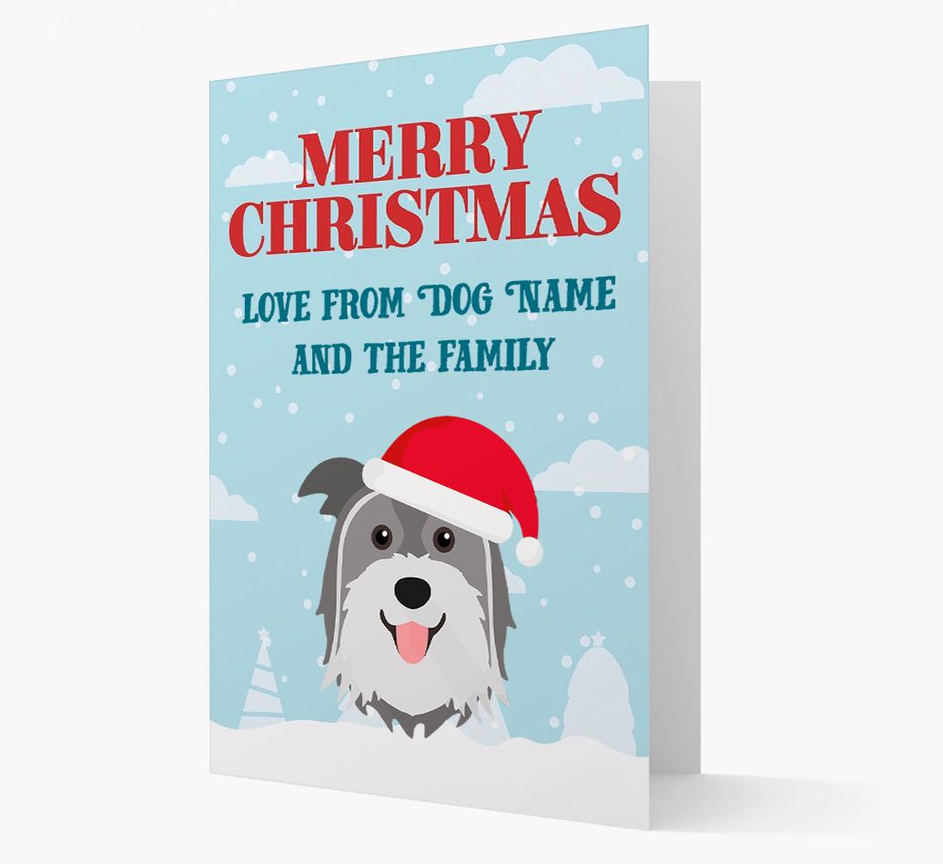 Love From the Family: Personalized {breedFullName} Christmas Card