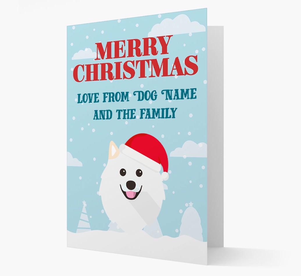 Love From the Family: Personalized {breedFullName} Christmas Card
