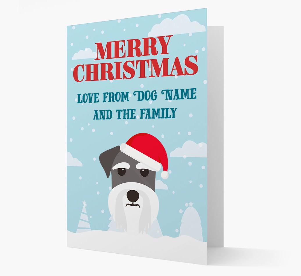 Love From the Family: Personalized {breedFullName} Christmas Card