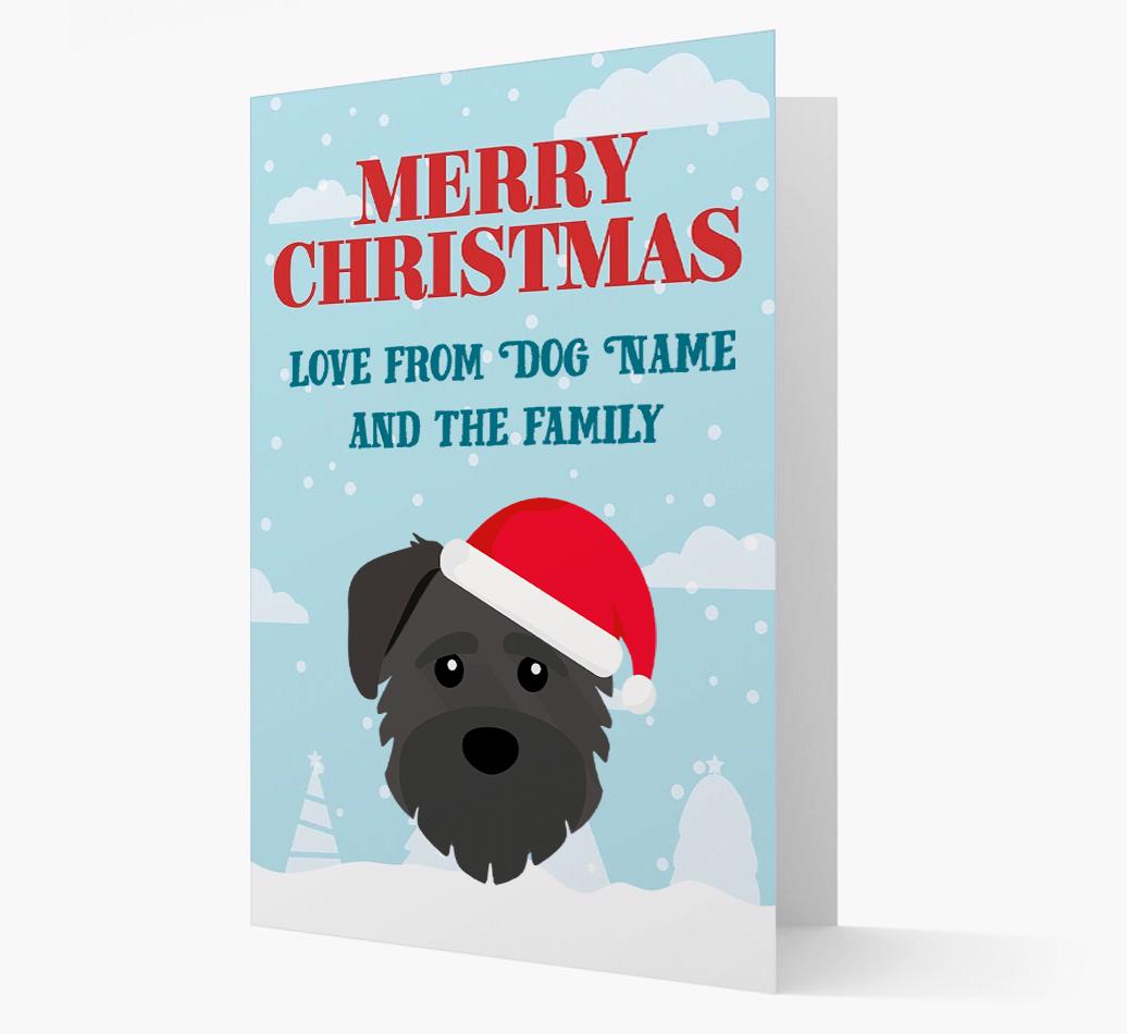 Love From the Family: Personalized {breedFullName} Christmas Card