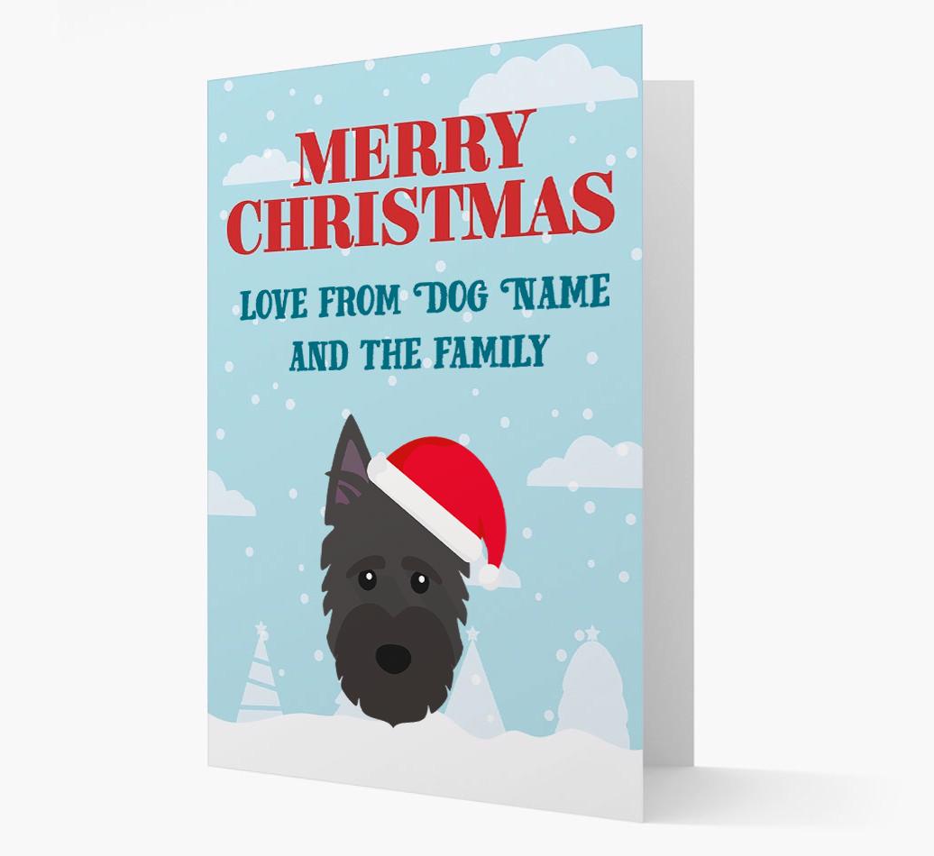 Love From the Family: Personalized {breedFullName} Christmas Card
