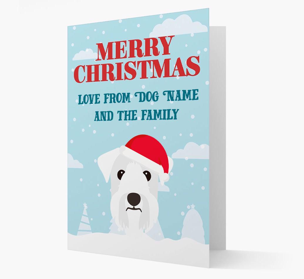 Love From the Family: Personalized {breedFullName} Christmas Card