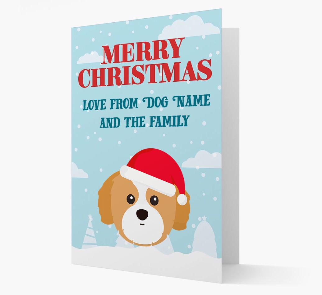 Love From the Family: Personalized {breedFullName} Christmas Card