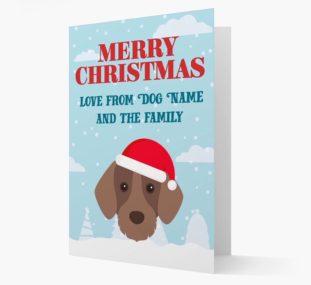 Love From the Family: Personalized {breedFullName} Christmas Card
