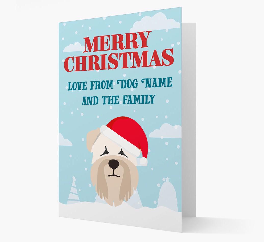 Love From the Family: Personalized {breedFullName} Christmas Card