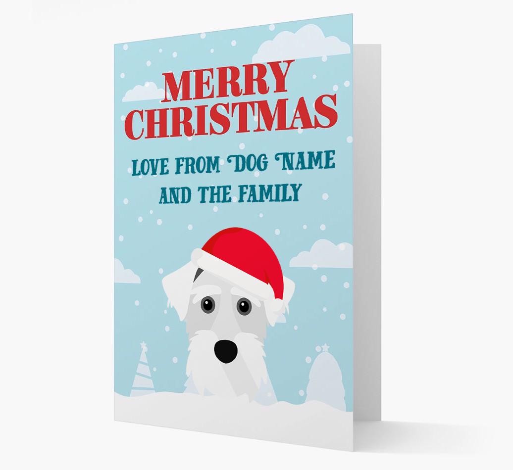 Love From the Family: Personalized {breedFullName} Christmas Card
