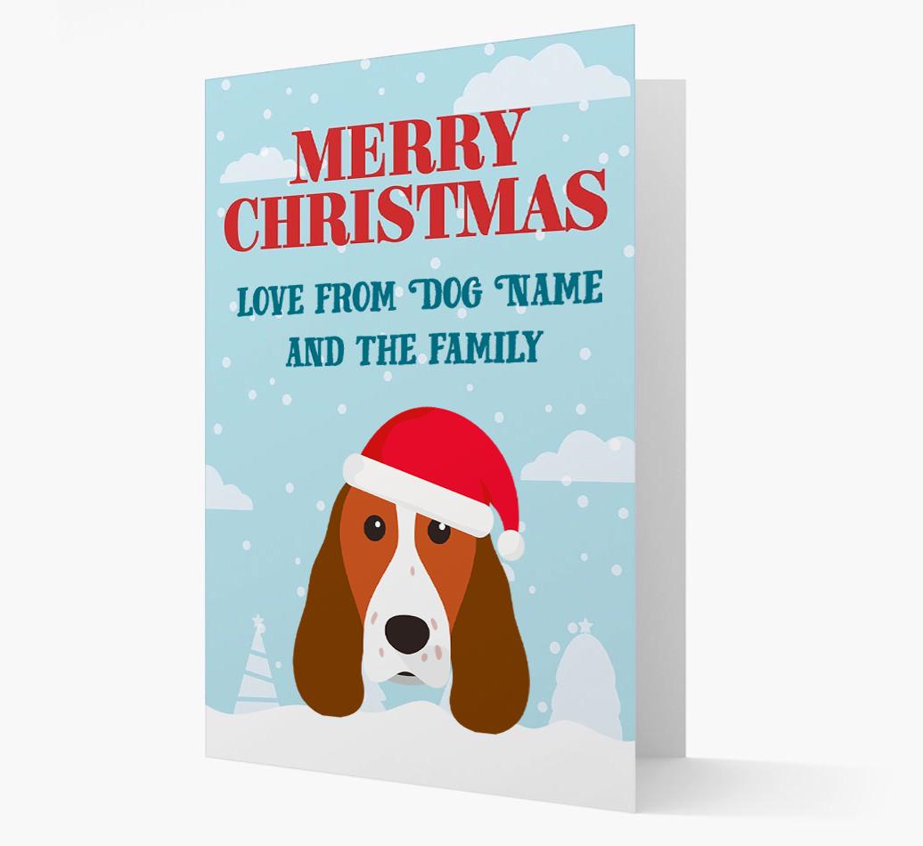 Love From the Family: Personalized {breedFullName} Christmas Card