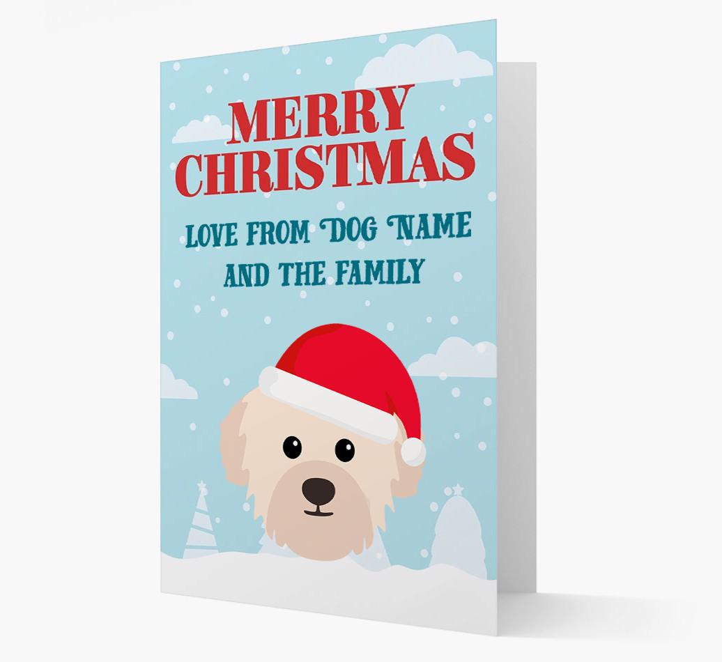 Love From the Family: Personalized {breedFullName} Christmas Card