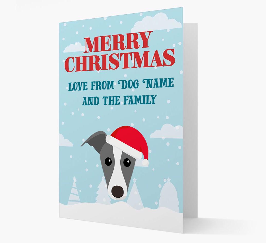 Love From the Family: Personalized {breedFullName} Christmas Card