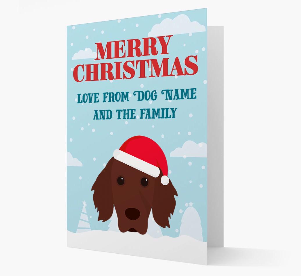 Love From the Family: Personalized {breedFullName} Christmas Card