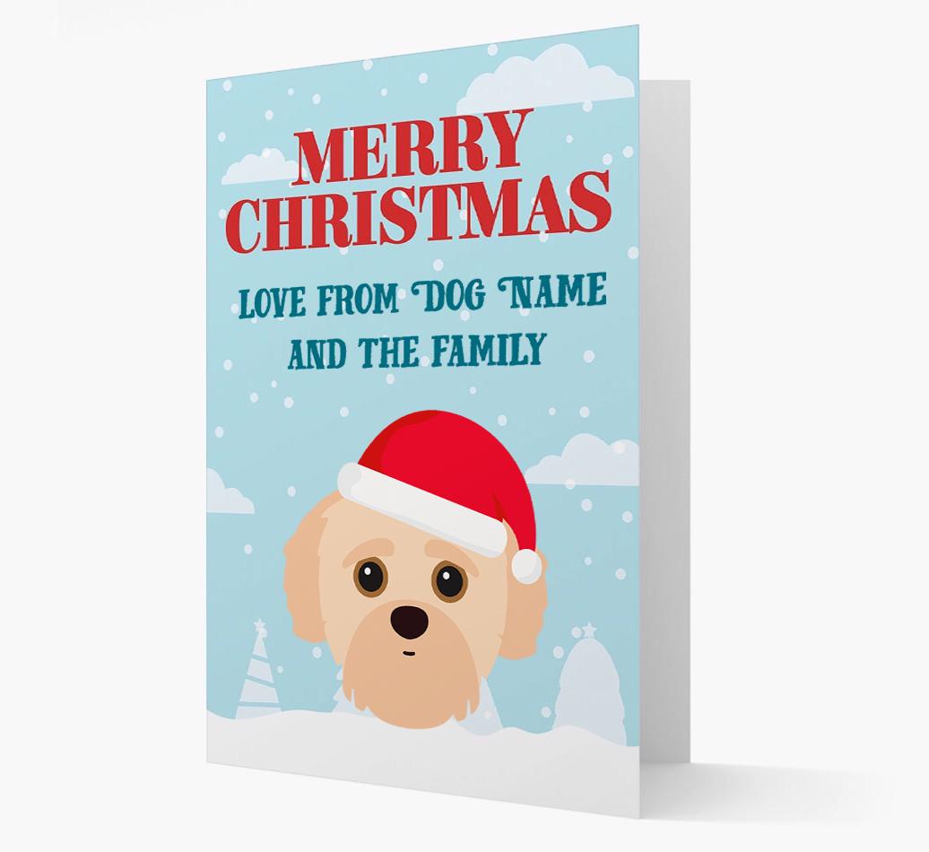 Love From the Family: Personalized {breedFullName} Christmas Card