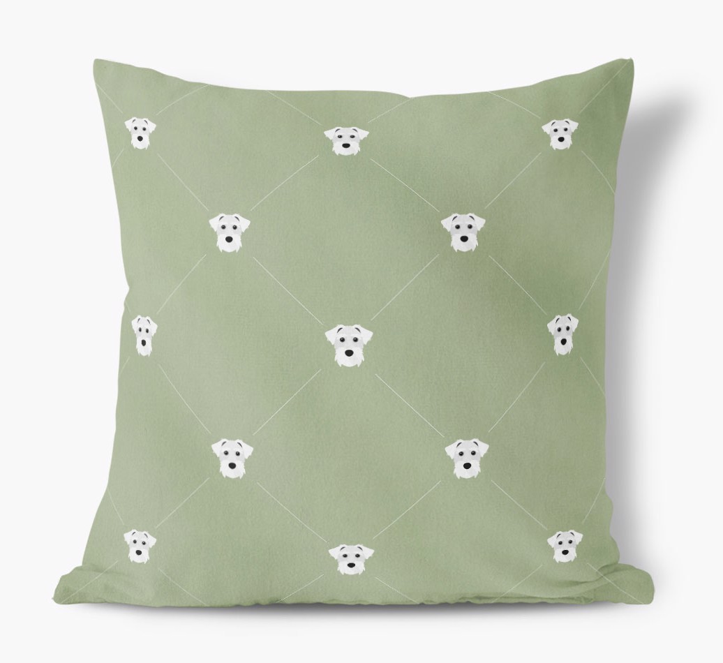 Diamond {breedFullName} Icon Pattern: Personalised Soft Touch Cushion