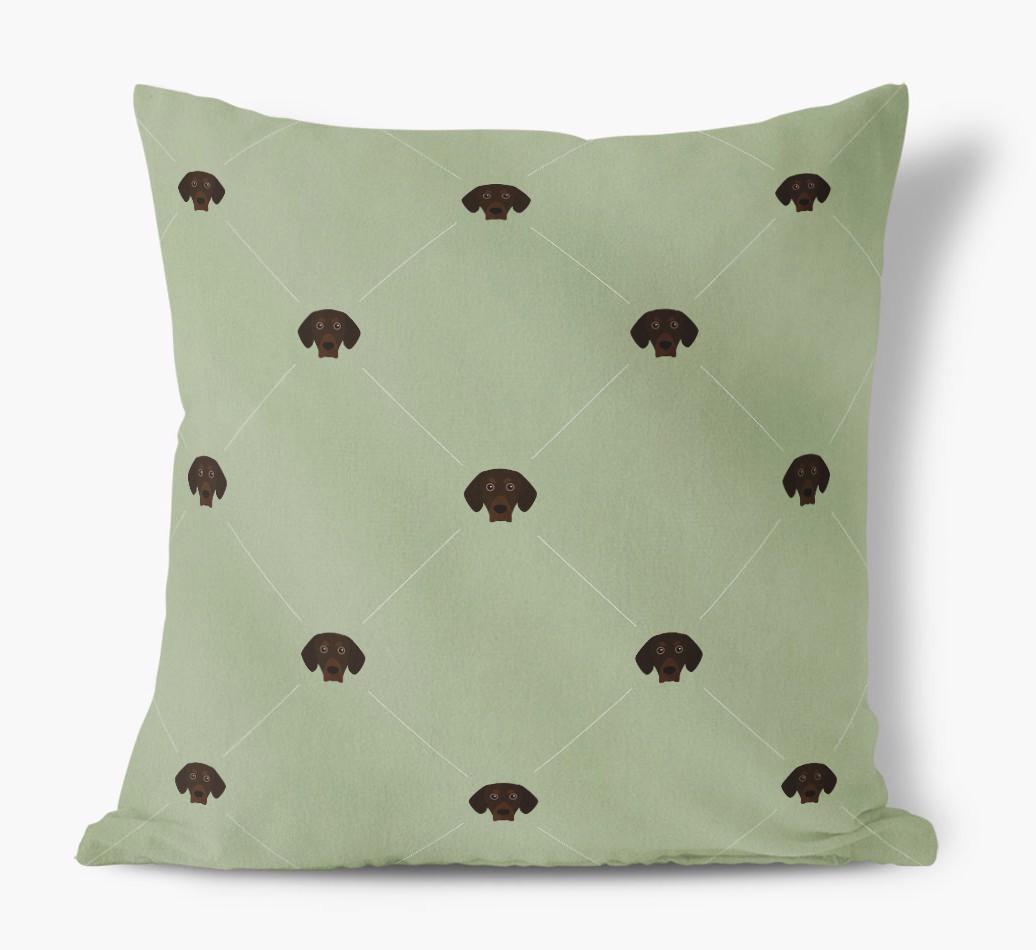 Diamond {breedFullName} Icon Pattern: Personalized Soft Touch Cushion