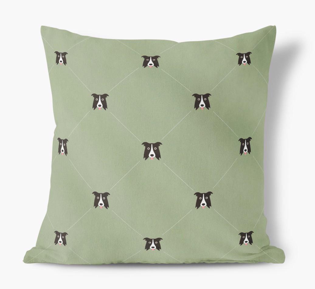 Diamond {breedFullName} Icon Pattern: Personalized Soft Touch Cushion