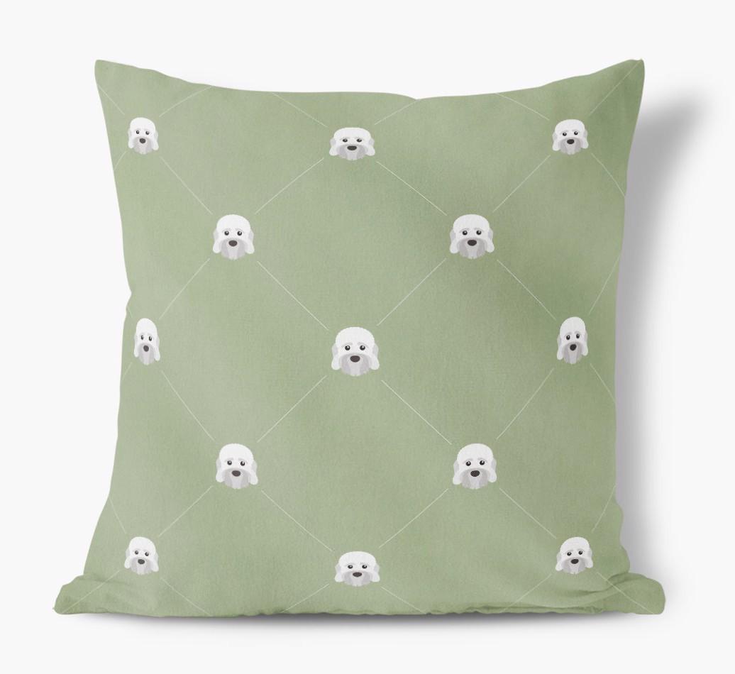 Diamond {breedFullName} Icon Pattern: Personalized Soft Touch Cushion