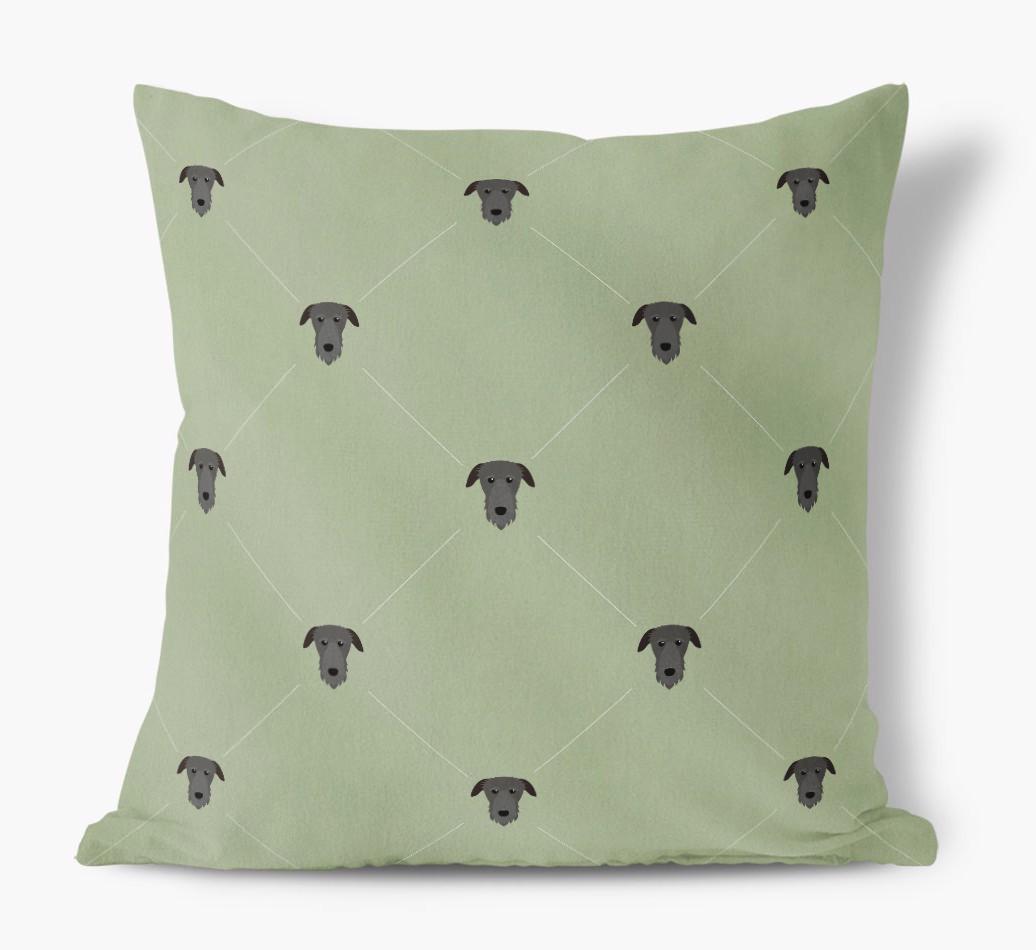 Diamond {breedFullName} Icon Pattern: Personalized Soft Touch Cushion