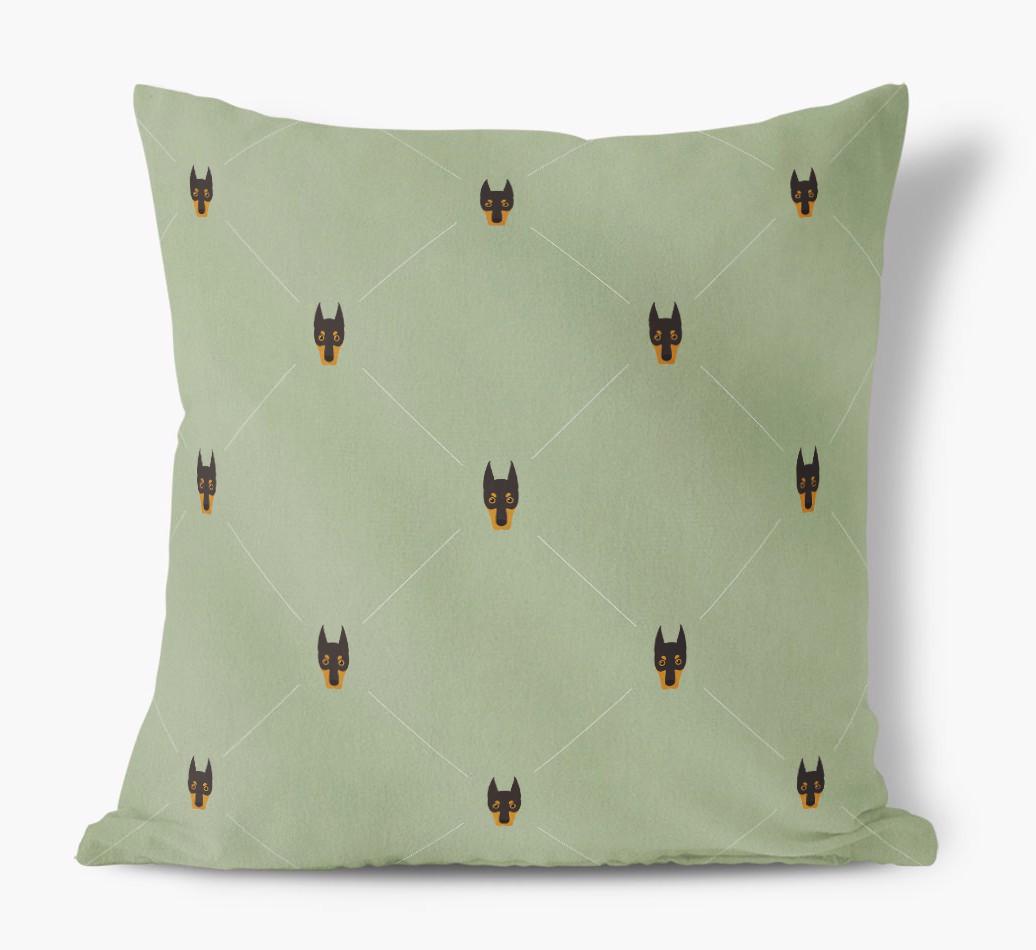 Diamond {breedFullName} Icon Pattern: Personalized Soft Touch Cushion