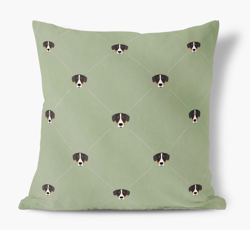 Diamond {breedFullName} Icon Pattern: Personalized Soft Touch Cushion