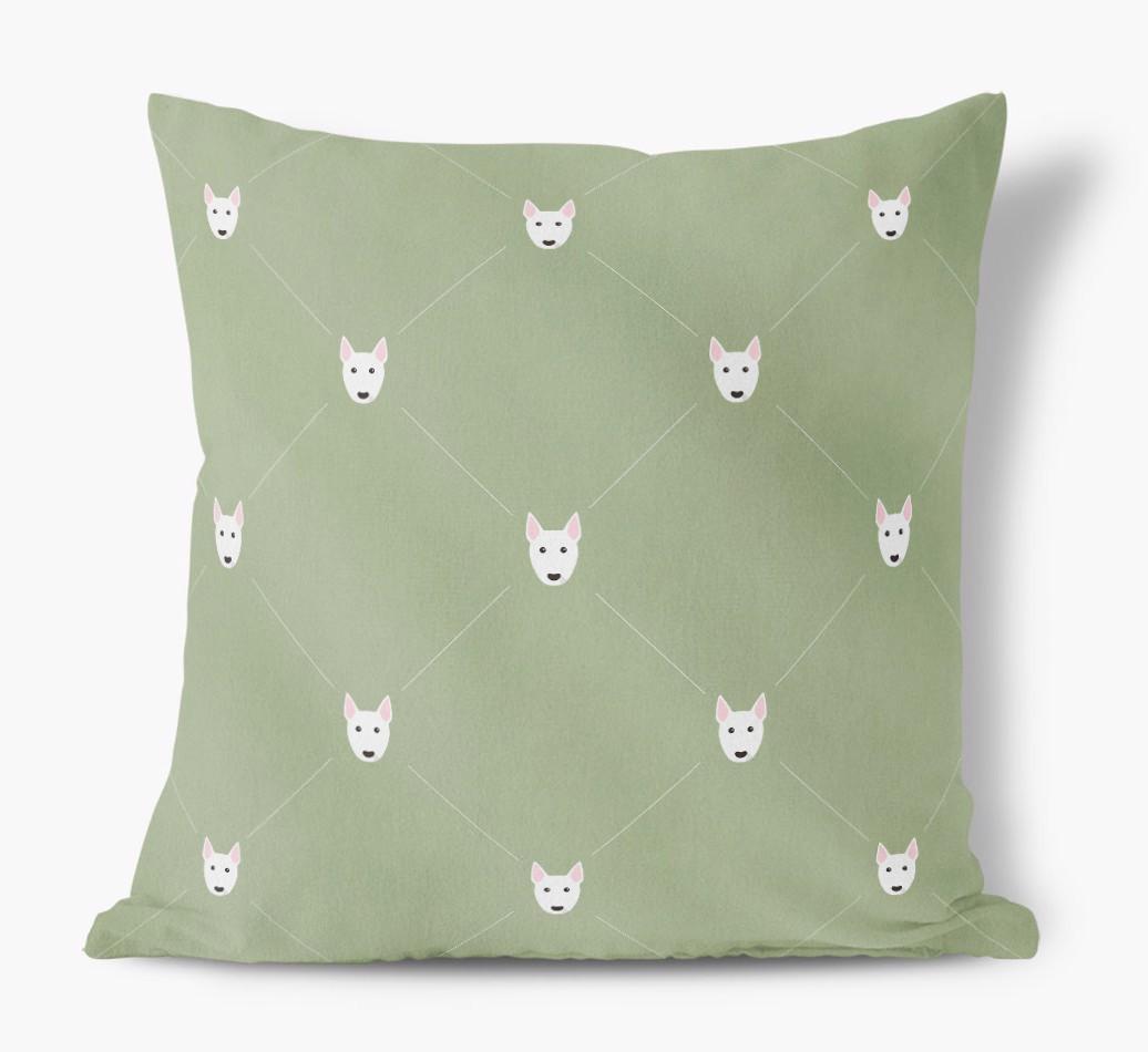 Diamond {breedFullName} Icon Pattern: Personalized Soft Touch Cushion