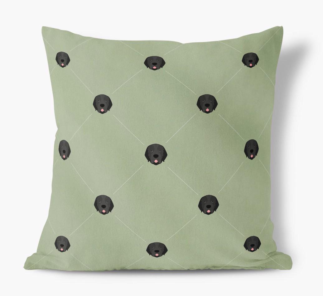 Diamond {breedFullName} Icon Pattern: Personalized Soft Touch Cushion
