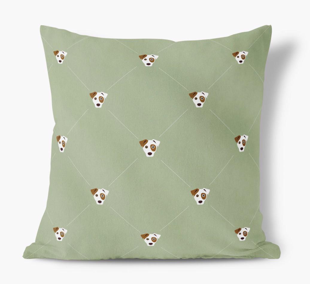 Diamond {breedFullName} Icon Pattern: Personalized Soft Touch Cushion