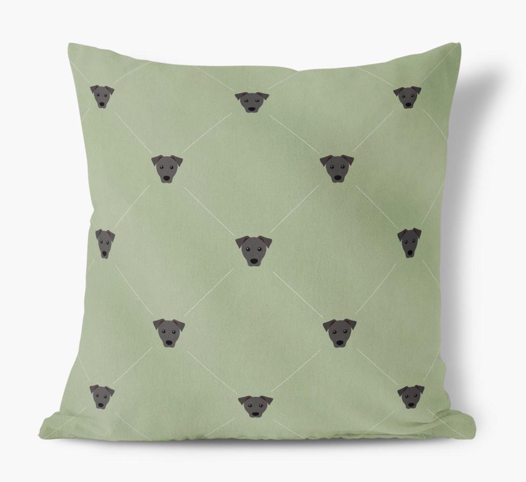 Diamond {breedFullName} Icon Pattern: Personalized Soft Touch Cushion
