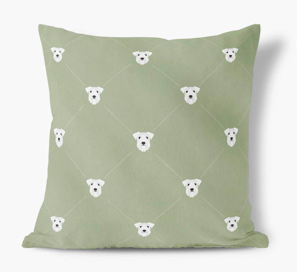 Diamond {breedFullName} Icon Pattern: Personalized Soft Touch Cushion