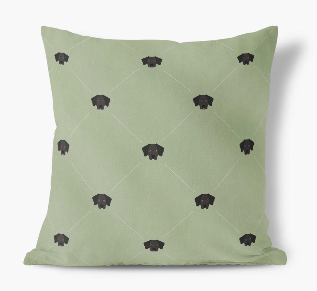 Diamond {breedFullName} Icon Pattern: Personalized Soft Touch Cushion