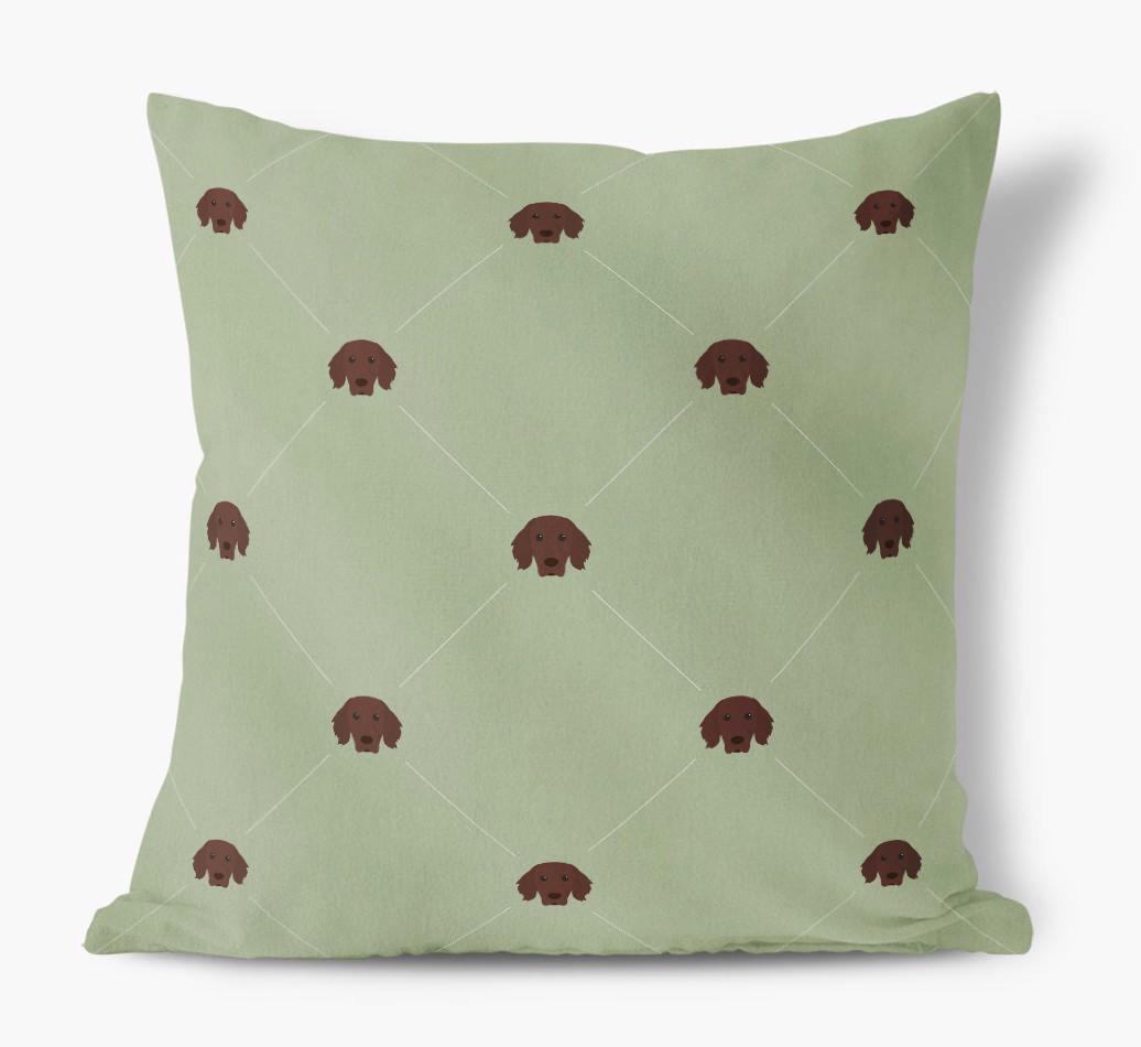 Diamond {breedFullName} Icon Pattern: Personalized Soft Touch Cushion