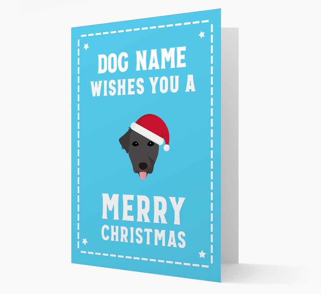 'Christmas Wishes' Card with your {breedFullName} Christmas Icon