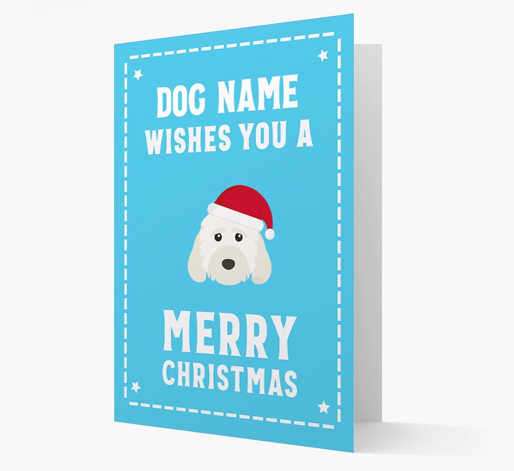 'Christmas Wishes' Card with your {breedFullName} Christmas Icon
