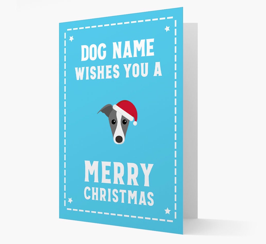 'Christmas Wishes' Card with your {breedFullName} Christmas Icon