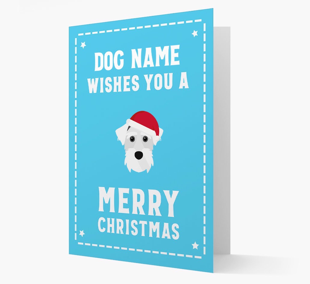'Christmas Wishes' Card with your {breedFullName} Christmas Icon