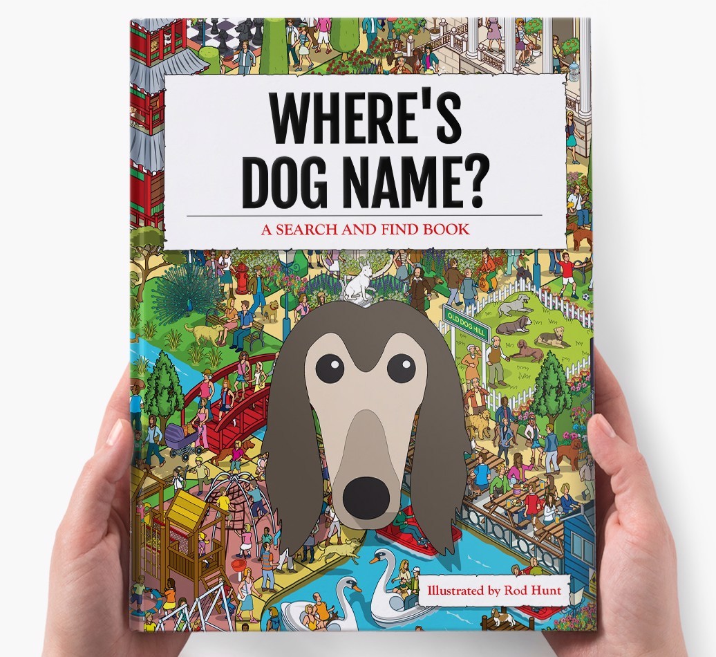 Personalised Where's {dogsName} Book