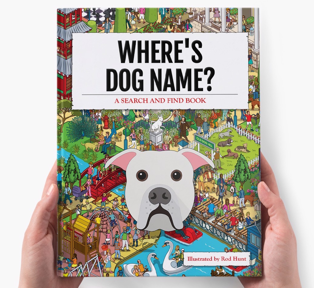 Personalised Where's {dogsName} Book
