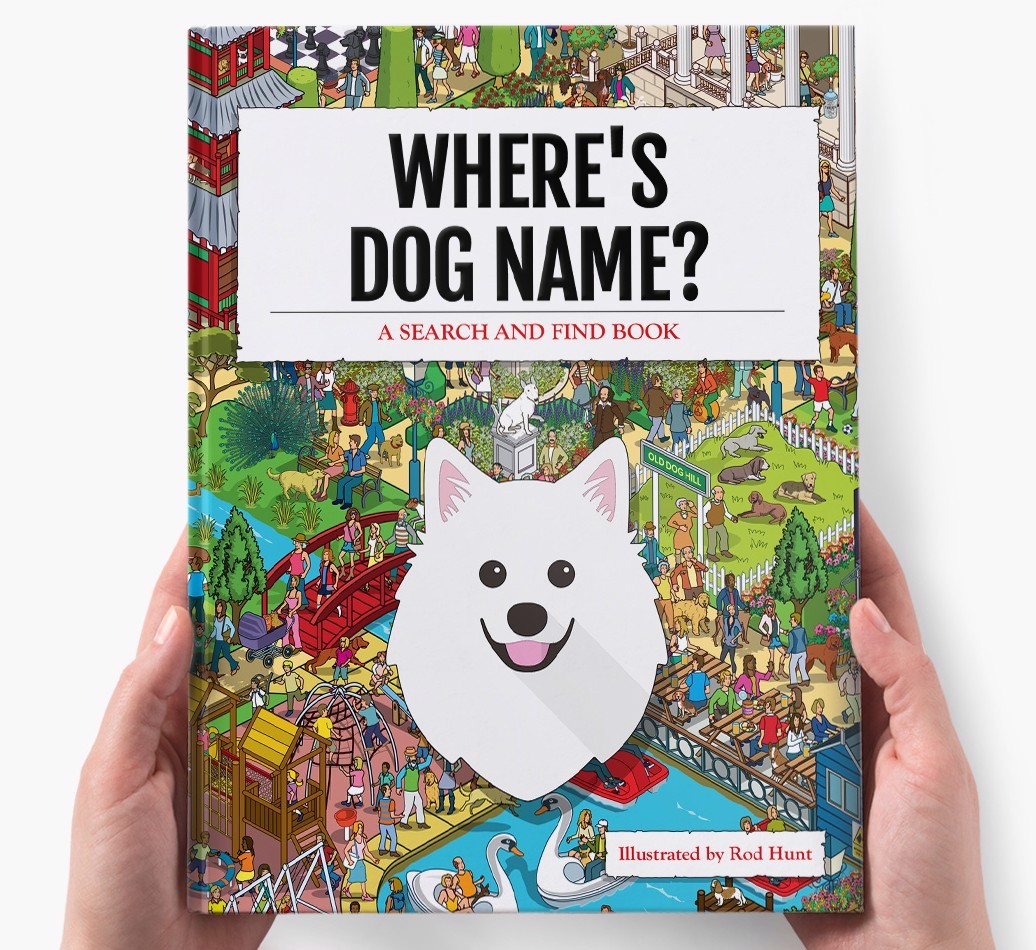 Personalised Where's {dogsName} Book