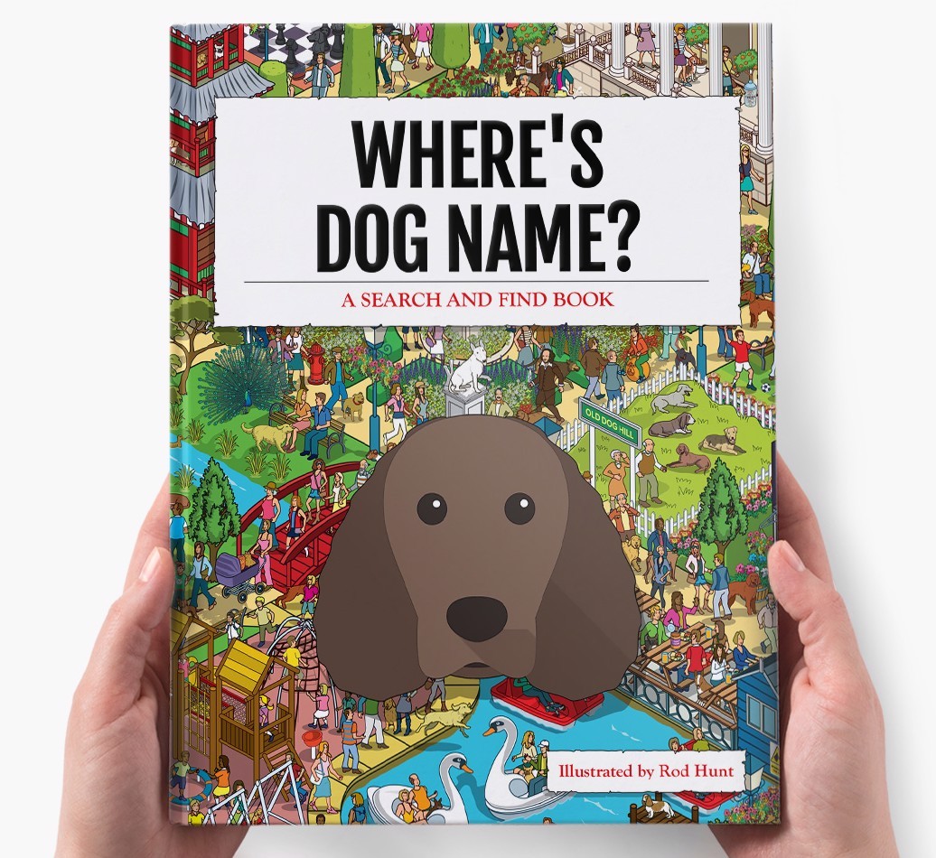 Personalised Where's {dogsName} Book