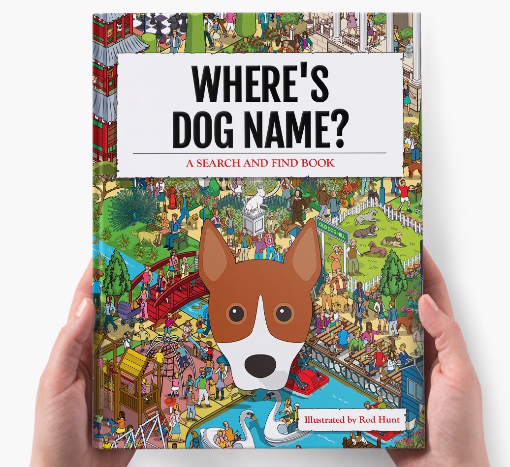 Personalised Where's {dogsName} Book