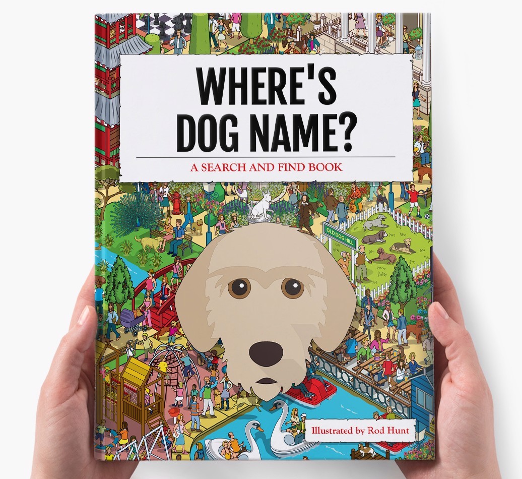 Personalised Where's {dogsName} Book