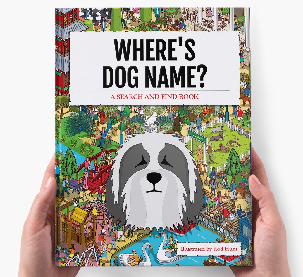 Personalised Where's {dogsName} Book